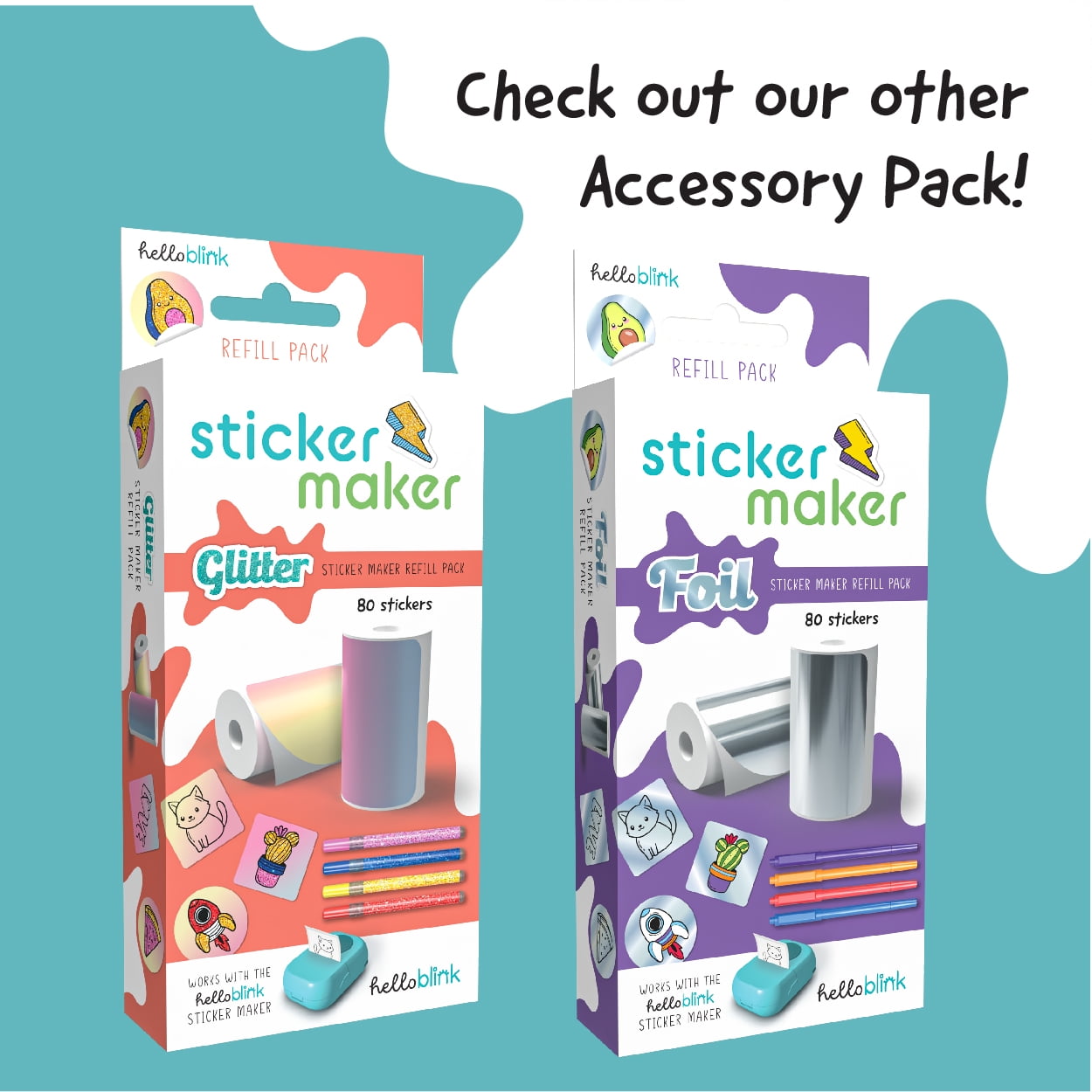 Hello Blink Sticker Maker Accessories Assortment CDU