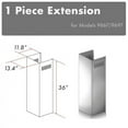 thumbnail image 3 of ZLINE 1-36" Chimney Extension for 9 ft. to 10 ft. Ceilings (1PCEXT-9667/9697), 3 of 5