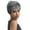 Gradient, variant on YoaNJYGR Hair Swim Cap Wigs Short Straight Synthetic Hair Full Wigs for Natural Looking Heat Resi