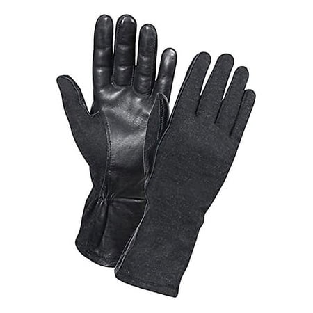 Rothco 2140 G.I. Type Flame & Heat Resistant Flight Gloves Black - Size 8
