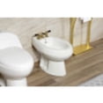 thumbnail image 3 of Kingston Brass KB327AKL Duchess Three-Handle Bidet Faucet, Brushed Brass, 3 of 5