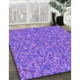 thumbnail image 2 of Ahgly Company Indoor Square Patterned Heliotrope Purple Area Rugs, 8' Square, 2 of 6