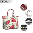thumbnail image 2 of Tropical Botanical Print Duffel Summer Floral Weekender Bag, Lightweight, , Adjustable Strap, 2 of 5