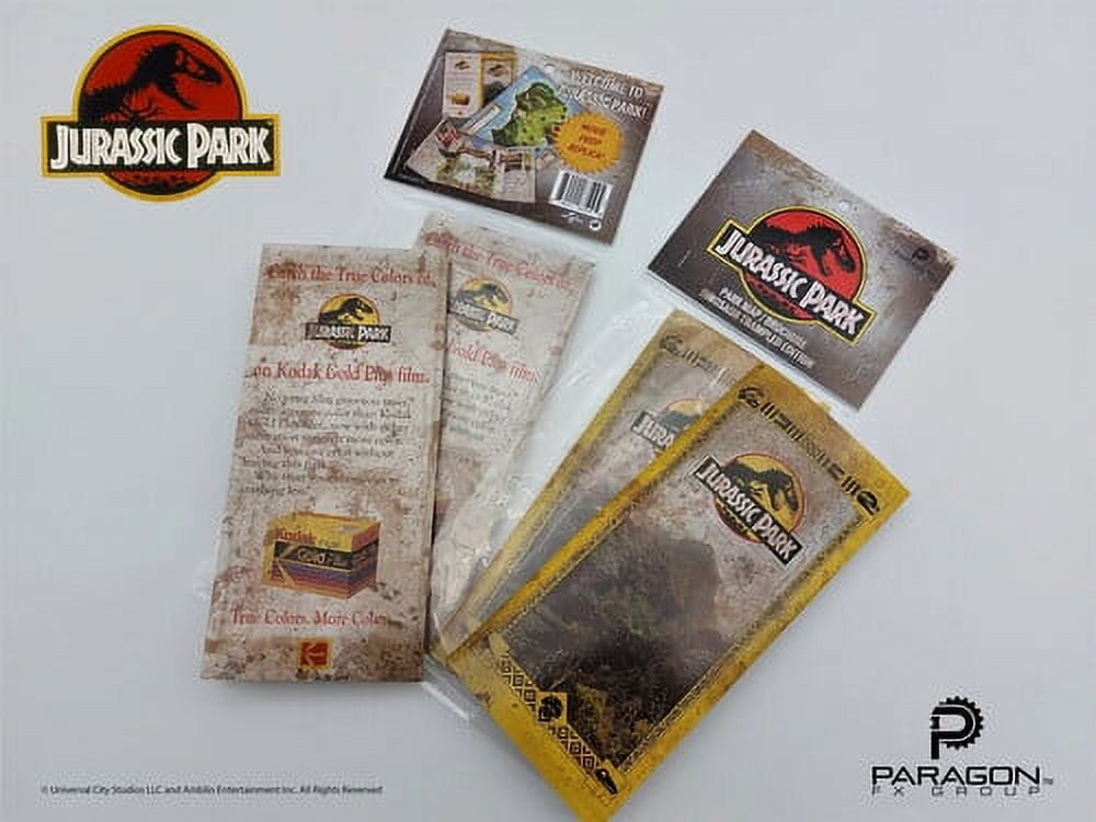 Paragon Collectibles Llc - Jurassic Park 1993 - Welcome Map Dino Trampled Version  [COLLECTABLES] Costume, Collectible
