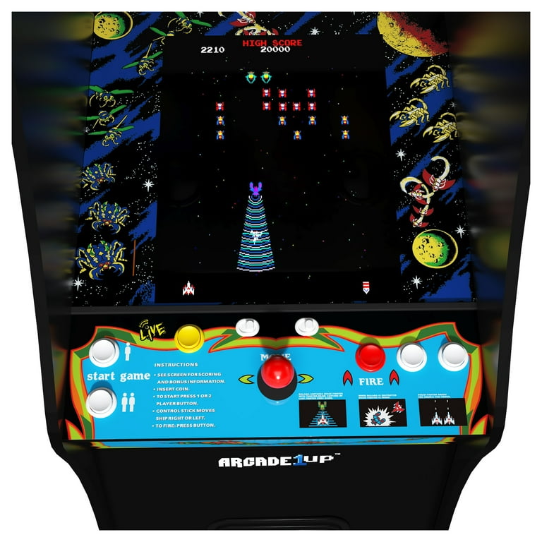 Arcade1Up Galaga Arcade Machine, Coinless Operation