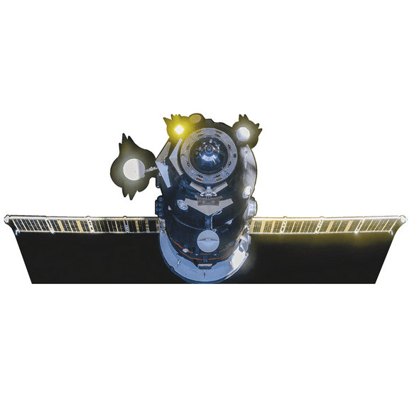 H69338 International Space Station Cargo Spacecraft NASA Astronomy Cardboard Cutout