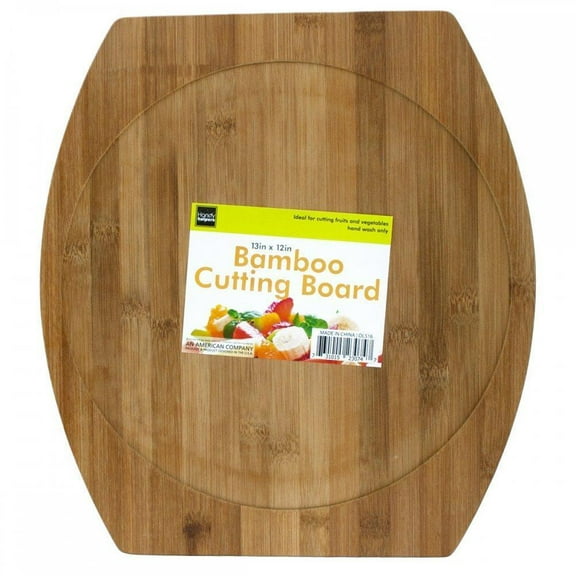 Rounded Bamboo Cutting Board