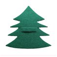 thumbnail image 1 of Kearding 4 unids/set árbol de Navidad vajilla bolsa de almacenamiento bolsa organizador de decoración tenedor cuchara bolsillo Festival fiesta banquete Kits de decoración para fiestas Verde Kearding HA068283-02B, 1 of 6