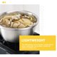 thumbnail image 3 of 1 conjunto de tazón de acero inoxidable Mezcla para el recipiente de sopa de sopa de comida para alimentos para la cocina con tapa, 3 of 6