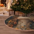 thumbnail image 5 of Rateoe Whimsical Flower Crown Maiden Pattern Christmas Tree Skirt with Ties, Christmas Tree Decorations, Farmhouse Christmas Decor Xmas Holiday Decorations-30", 5 of 6