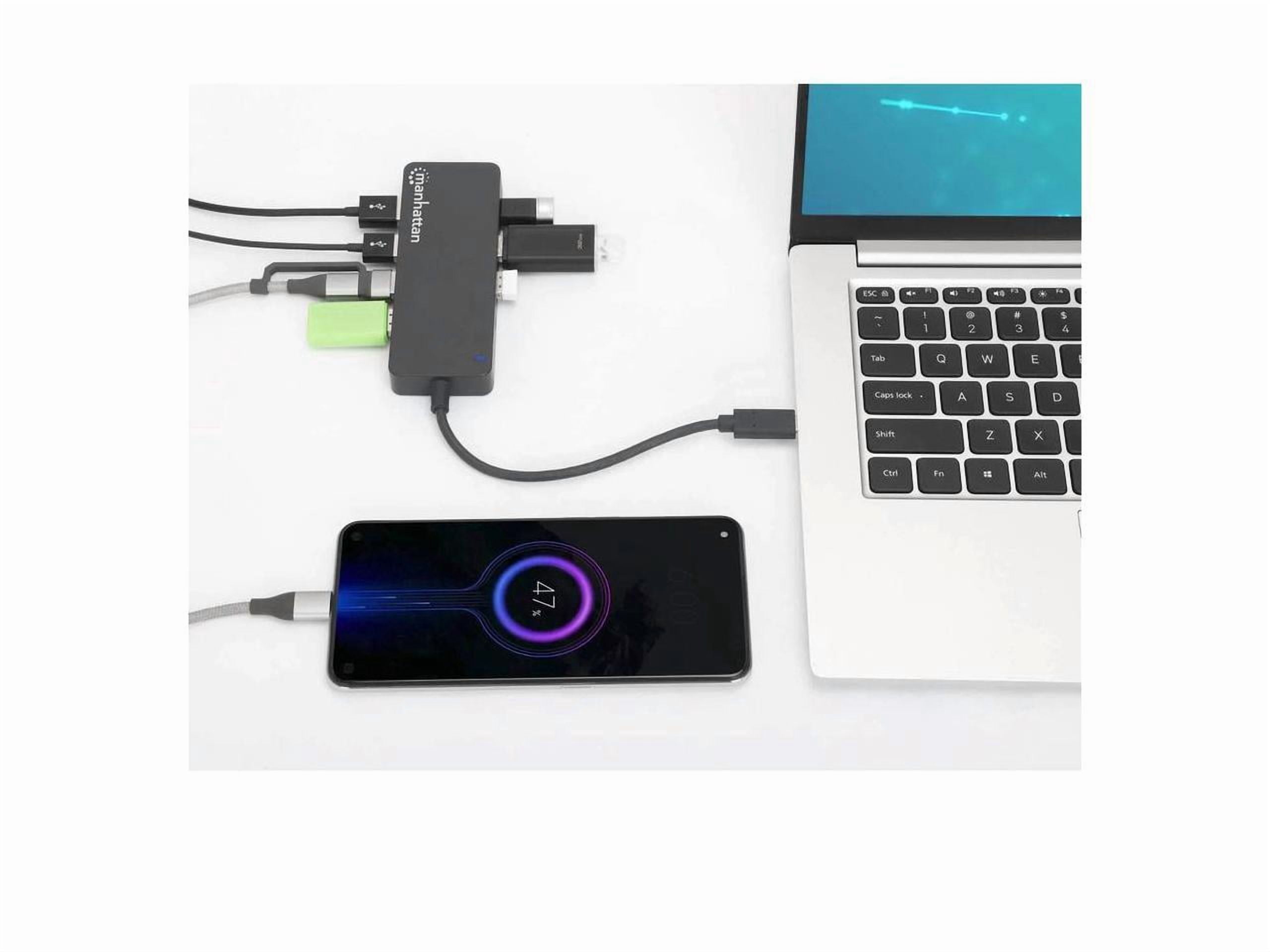 Manhattan 7-Port USB 3.2 Gen 1 Type-C Hub 168410