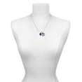 thumbnail image 2 of Delight Jewelry Silver-tone Small Purple Enamel Disc - Silvertone Senior Class of 2026 Dome Necklace, 18", 2 of 5