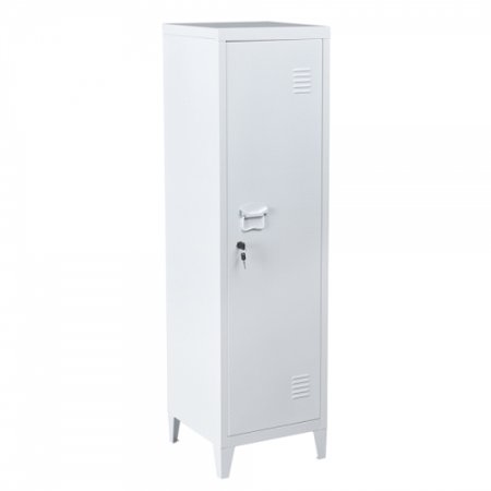 Zf Collections Contrast Accent Storage Cabinet White