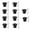 10-piece set, variant on JUANCHENG 2025 Spray Shut-Off Nozzle For Hunter Pro Spray PS Ultra, Efficient Water Saving Kit With Filters, Black Garden Irrigation Parts