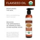thumbnail image 2 of Carrier Oil velona Aceite de linaza orgánico certificado por el USDA 240 ml, 2 of 8