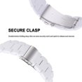 thumbnail image 3 of Wrist Straps For Apple Watch Series 3/2/1 42mm Smart Watch Strap 3 Beads Resin Replacement Wrist Ban, 3 of 4