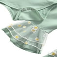 thumbnail image 5 of Daisy Motif Maille Patchwork Playsuit Évasé Pantalon Bandeau, 5 of 5