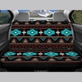 thumbnail image 2 of ZEN Navajo Aztec Rear Bench Seat Cover for Cars Truck SUV Western Tribal Car Seat Covers for Women Men Geometric Stripe Back Seat Backrest Saddle Blanket Protector Set of 2, 2 of 13