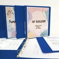 thumbnail image 4 of BAZIC 3 Ring Binder 1" Economy View Binders Blue, Hold 175 Sheets, 12-Count, 4 of 7