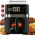 thumbnail image 3 of Oilless Fryer, Easy To Clean Oilless Electric Cooker Color Display Black Fully Automatic  for Chicken, 3 of 7