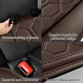 thumbnail image 4 of Car Cushions 25x25 Car Seat Cushions Universal Breathable Perforated Leather Four Season Pad Skin Friendly And Delicate Seat Cushions Brown, 4 of 6