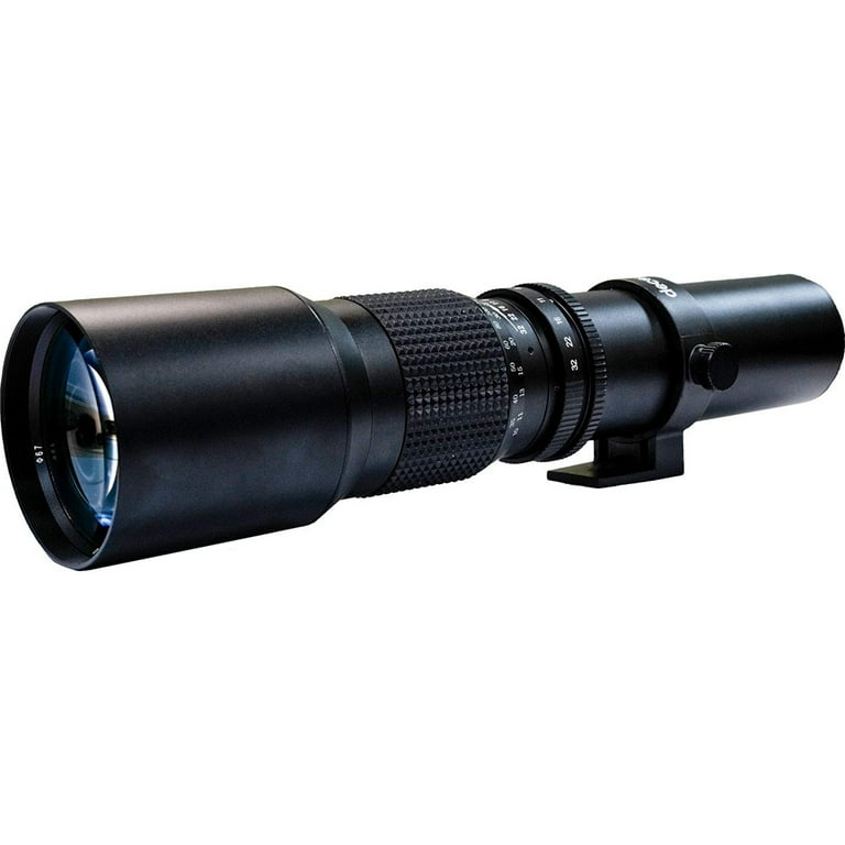 Ultimaxx 500mm f/8 Multi-Coated Preset Telephoto Lens - Walmart.com