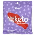 thumbnail image 3 of NEW AND IMPROVED Kiss My Keto Candy Fish Friends Low Sugar (1g), 80 Calories, Low Carb Candy Gummies with MCT Oil, 3 of 6