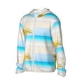 thumbnail image 2 of Kll Coconut Palm Tree On Beach Print Men'S Women’s Upf 50+ Sun Protection Outdoor Hoodie Jacket Long Sleeve Fishing Hiking Performance Shirt- X-Large, 2 of 8