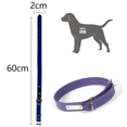 thumbnail image 2 of Collar de perro grueso ajustable de lujo (azul, rojo, negro, morado, rosa)., 2 of 5