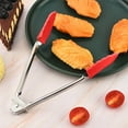 thumbnail image 6 of Usloyux Under $5 Small Tongs with Silicone Tips, 7 Inch Serving Tongs Mini Kitchen Stainless Steel Food Tongs, Non-Stick Small Tongs for BBQ Salad Cooking Appetizers, 6 of 6