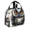 thumbnail image 2 of Easygdp Whimsical Owl On Branch Bolsa Térmica Premium - Tela Oxford Impermeable, Gran Capacidad, Bolsillo Frontal, Unisex para Trabajo, Escuela, Actividades al Aire Libre y Picnics, 2 of 8