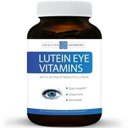 Lutein Eye Vitamins (NONGMO) Vision Support Supplement for Dry Eyes