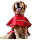 thumbnail image 1 of Impermeable ajustable con capucha para perros, impermeable y reflectante, chaqueta impermeable para perros, ropa de lluvia para perros pequeños, medianos y grandes (XL, rojo)., 1 of 4
