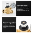 thumbnail image 4 of TIMIFIS Valve de Réduction de Pression 3/4 Pieds' Laiton Régulateur Dn20 Régulateur Réglable Manomètre Outils Ménagers, 4 of 8