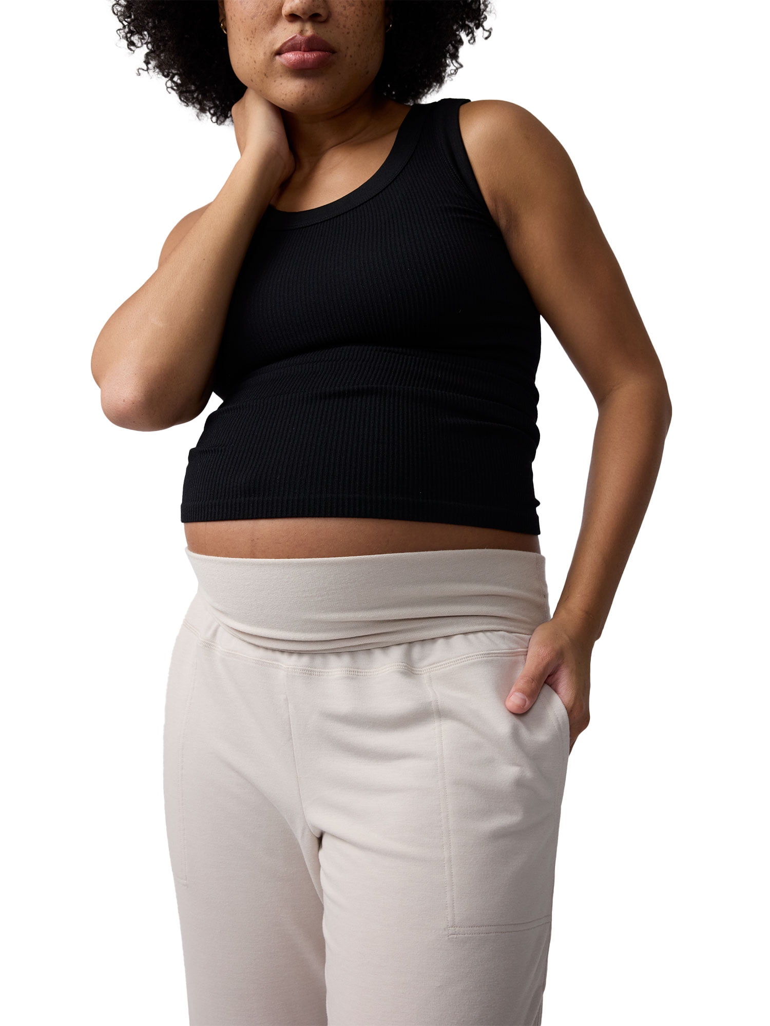 Ingrid & Isabel For Every Belly Women's Maternity Comfort Knit Jogger, Sizes S-XXL
