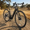 thumbnail image 2 of Ozark Trail 700C Rebel+ Drop Bar Electric Gravel Bike, Class 1 Mid-Drive, Medium Frame, Fits Riders 5'5"-5'11", Black, Adult, Unisex, Online Only, 2 of 9
