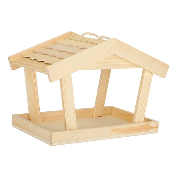 Bolsillo Para Posarse De Pájaros Cómodo Nido De Pájaro Colgante Textura Hermosa Casa De Pájaros Aviario A Prueba De Humedad Para Decoración De Jardín Interior O Exterior Cergrey Wood Bird House