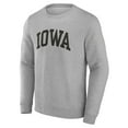 thumbnail image 2 of Men's Gray Iowa Hawkeyes Basic Arch Sweatshirt, 2 of 3