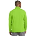 thumbnail image 2 of Sport-Tek Sport Wick Textured 1/4 Zip Pullover-M (Lime Shock), 2 of 6