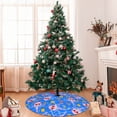 thumbnail image 7 of Lsque Tropical Jellyfishes Print Christmas Tree Skirt, Tree Skirt with Ties or Velcro, Perfect for Holiday Decorations, Halloween, and New Year-36", 7 of 7