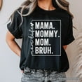 thumbnail image 2 of Funny Mom's Life T-Shirt, Black Minimalist Mama Tee for Stylish Mothers, 2 of 6