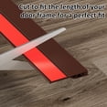 thumbnail image 7 of Under Door Draft Stopper,39.37X1.966" Self Adhesive Door Bottom Seal Strip, Weatherproof Soundproof Door Gap Blocker, PVC Dust Wind Insulation Sealing Strip, Cuttable Door Bottom Weather Stripping, 7 of 7