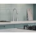 thumbnail image 3 of Moen 7871 Sleek One-Handle High Arc Kitchen Faucet with In-Deck Handle, Chrome, 3 of 4