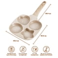 thumbnail image 3 of DUCHIFAD Egg Pan, 4-Cup Nonstick Egg Frying Pan,Versatile Breakfast Skillet,Mini Pancake Pan for Gas Stove and Induction Cooktop for Home Kitchen, 3 of 11