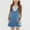 ZB-Blue-deals under $10, variant on Girls Romper Sleeveless Adjustable Tie-Up Strap Short Jumpsuits Summer Clothes with Pocket 5-14 Years