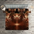 thumbnail image 2 of Ambesonne Gothic Quilted Coverlet 3 Pcs, Medieval Times Art, King Size, Multicolor, 2 of 2