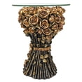 thumbnail image 4 of Design Table Sculpturale avec Dessus en Verre Roses Toscano, 4 of 4