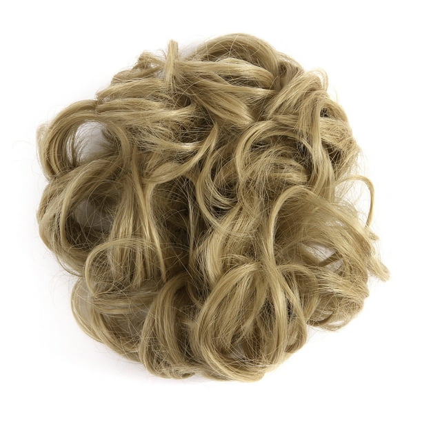 FLORATA Hair Bun Extensions Curly Messy Updo Donut Chignons Hairpiece - FLORATA Hair Bun Extensions Curly Messy Updo Donut Chignons Hairpiece -