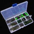 thumbnail image 4 of Juego de accesorios de pesca kusrkot con caja de almacenamiento conectores de pesca giratorios de cambio rápido, 4 of 8