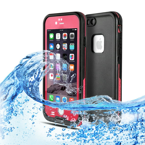 iPhone 6s/6 Plus Waterproof Case (Pink) Underwater Dustproof Snowproof Shockproof Dirtproof Extreme Durable Full Body Case Cover for Apple iPhone 6s Plus and iPhone 6 Plus 5.5" - Walmart.com